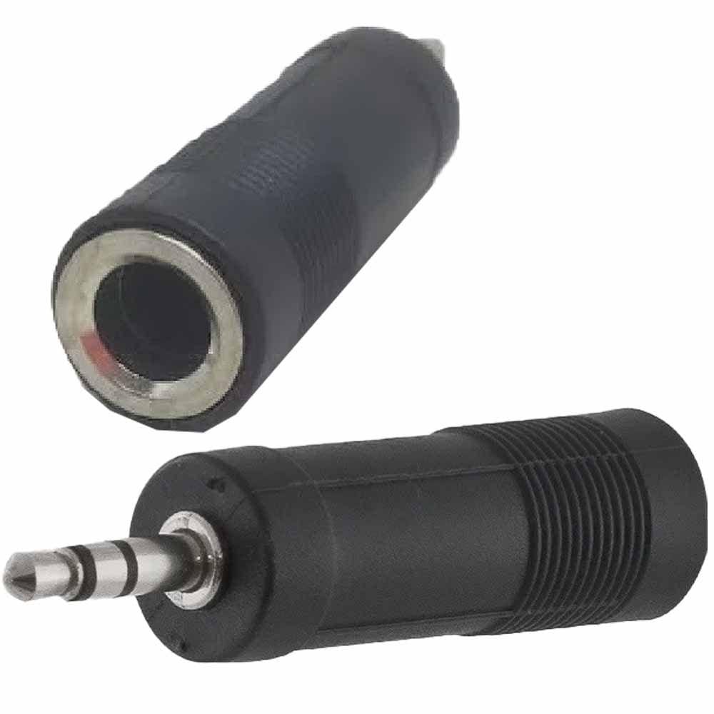 ADAPTADOR JACK P10 FEMEA X P2 MACHO STEREO - HA036