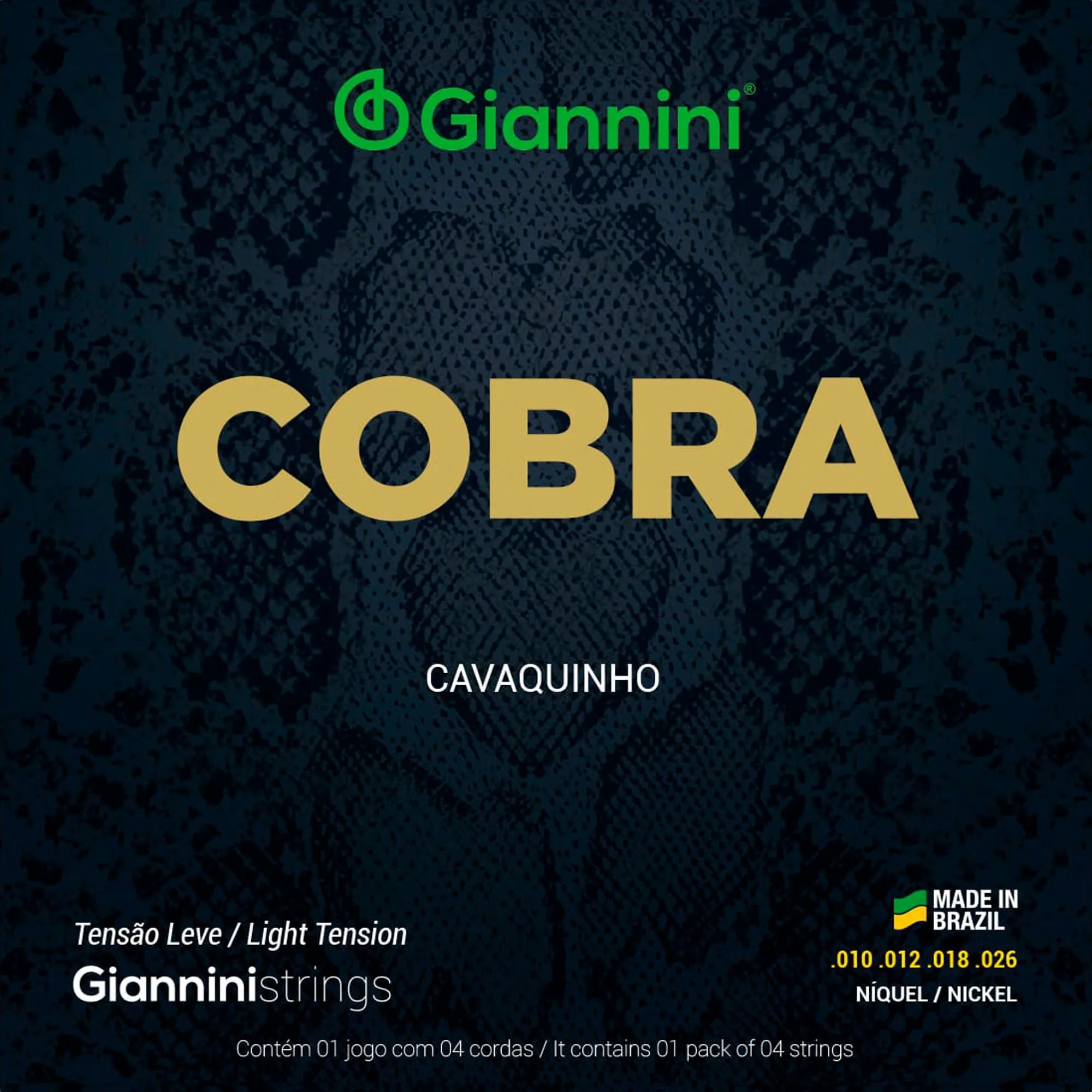 ENCORDOAMENTO P/ CAVAQUINHO GIANNINI COBRA GESCL