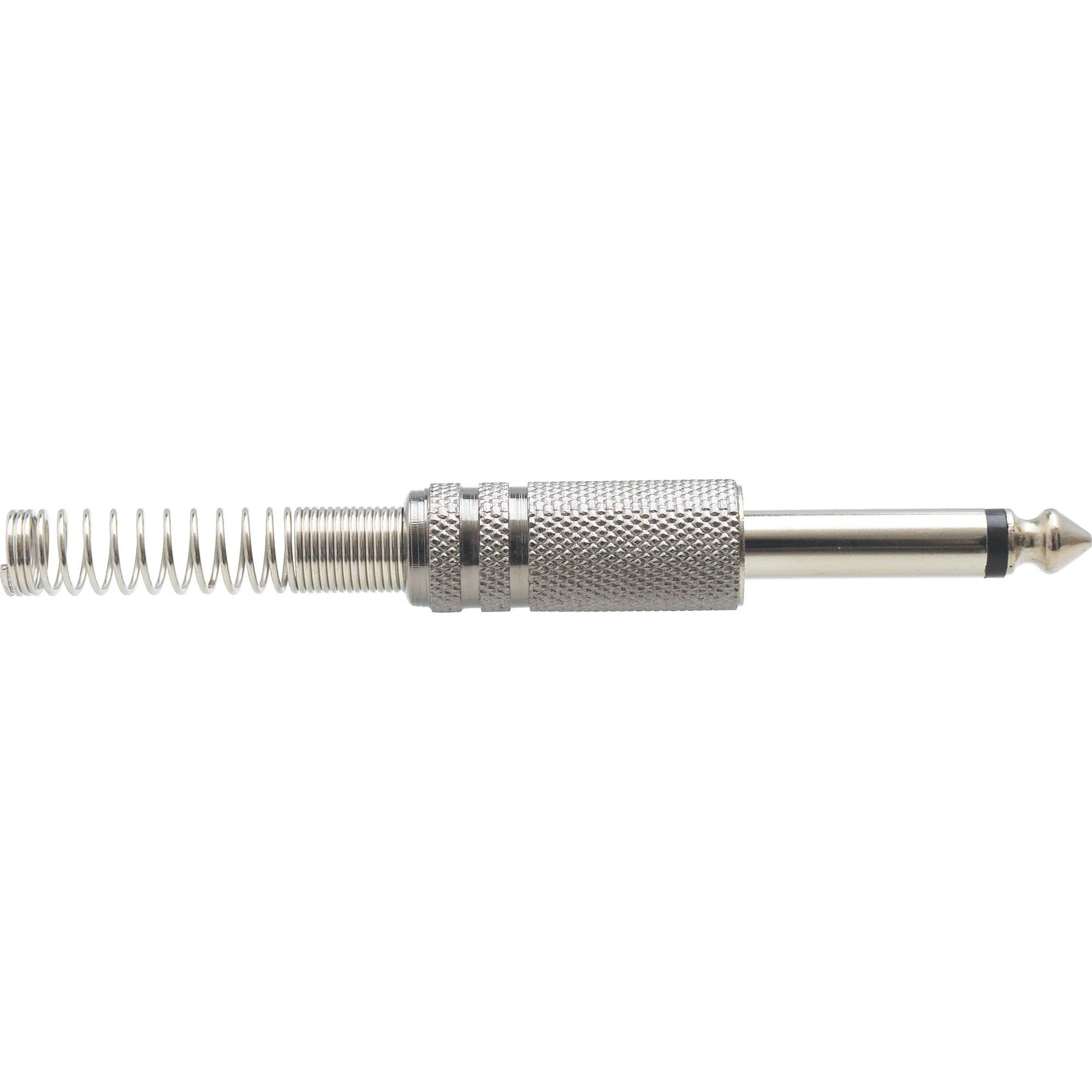 CONECTOR PLUG P10 MONO METAL C/MOLA