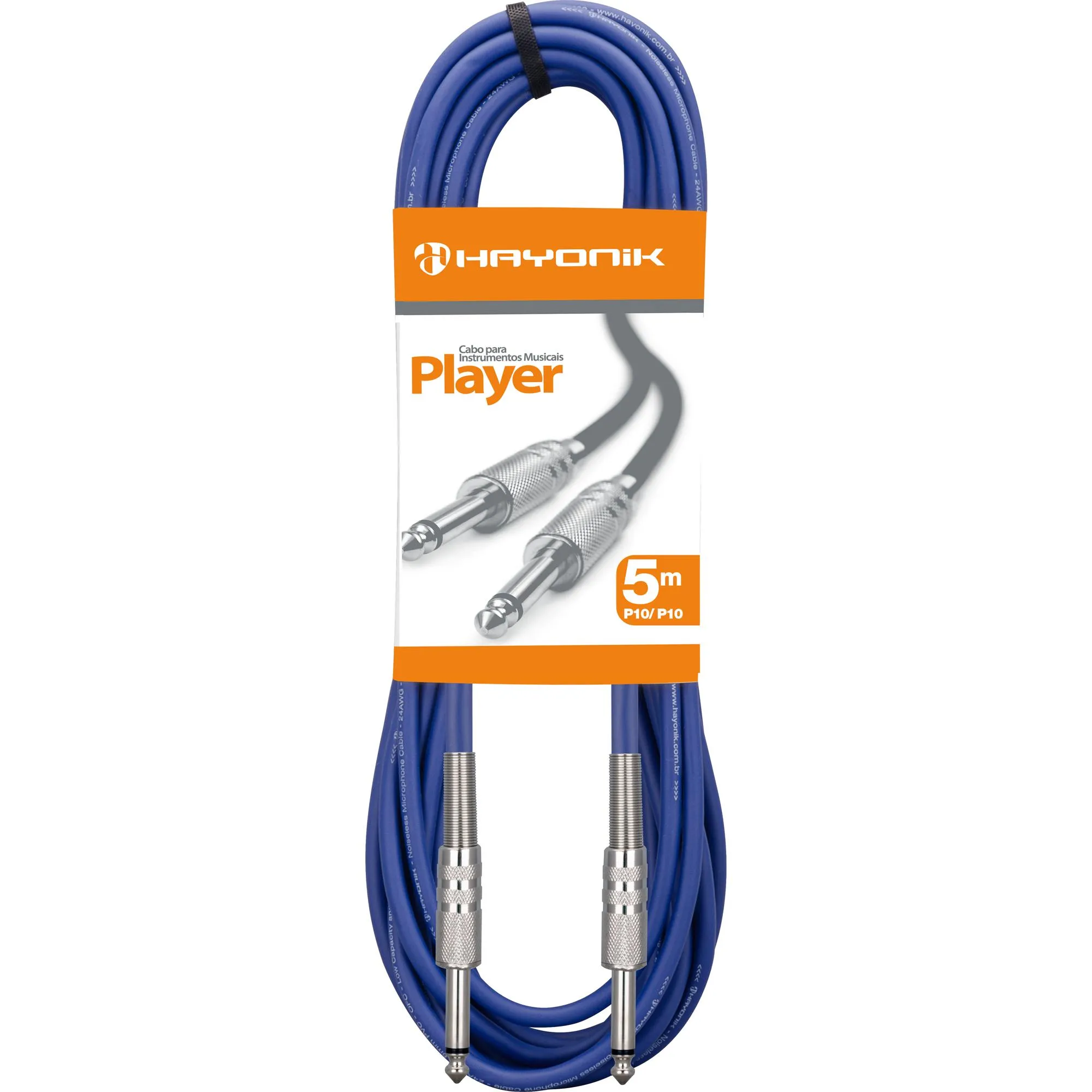 CABO P/ INSTRUMENTO P10 X P10 5MT