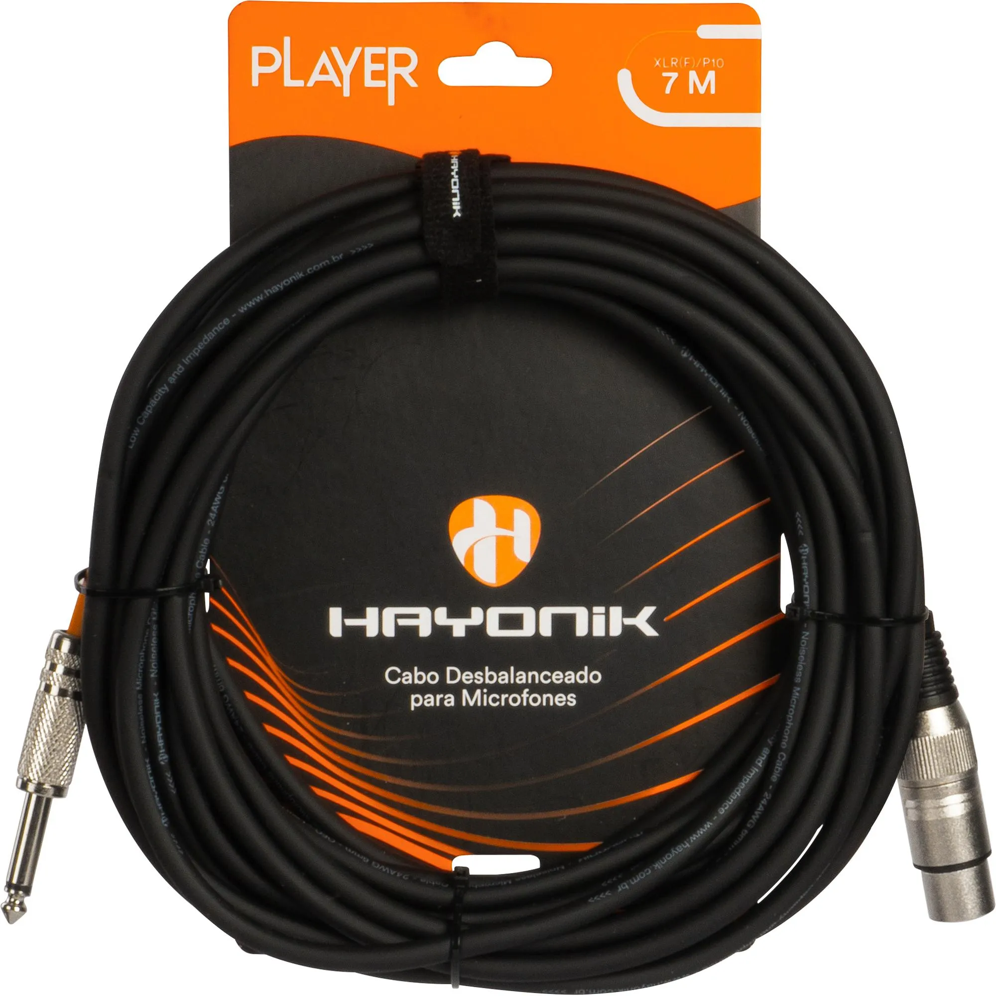 CABO MICROFONE XRL FEMEA X P10 MONO - 7MT